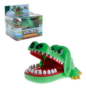 Brinquedo Jogo Crocodilo - Desafio Dentista Acerte O Dedo Do Jacaré