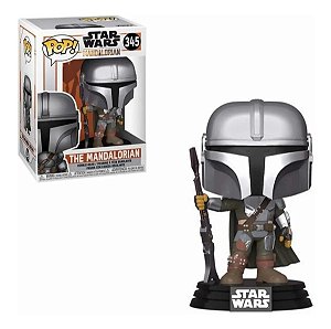 Boneco Funko Pop Star Wars The Mandalorian 345