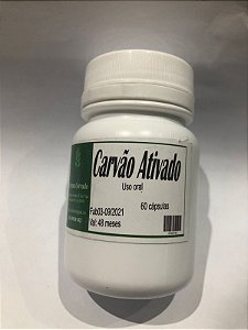 Carvão ativado 60 cápsulas Synth
