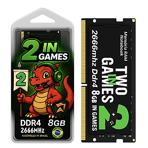 Memória Ram Notebook 8gb Twoingames 2666mhz Ddr4 Sodimm