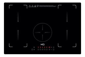 Cooktop Indução Embutir Hq 5 Bocas Touch Free Zone 220v Preto
