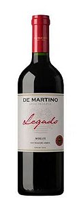 VINHO TINTO CHILENO DE MARTINO LEGADO GRAN RESERVA - MERLOT 2017 750ML