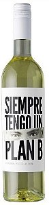 VINHO BRANCO ARGENTINO SIEMPRE TENGO UN PLAN B CHARDONNAY 2020 750ML