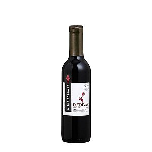 VINHO TINTO BRASILEIRO LIDIO CARRARO DÁDIVAS MERLOT CABERNET SAUVIGNON MEIA GARRAFA 375ML