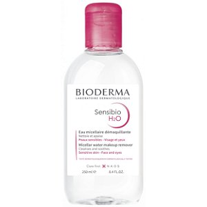 Bioderma Sensibio H2O Solução Micelar Demaquilante Limpeza Facial 250 ml