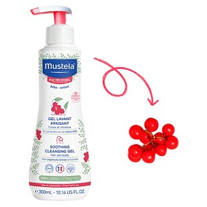 Gel Lavante Mustela Bebê Pele Muito Sensível 300ml