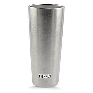 Copo Térmico Dublin Thermos 400ml - Aço Inox Cor Cinza Liso
