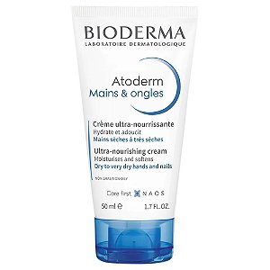 Bioderma Atoderm Cuidado Reparador Calmante Creme para as Mãos e Unhas 50ml