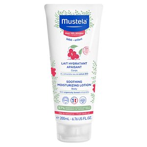 Mustela Loção Creme Hidratante Calmante Com Schisandra Orgânica Hipoalergênico Pele Muito Sensível 200 ml