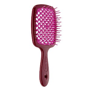 Escova Cabelos Raquete Janeke Superbrush Italiana Bordo