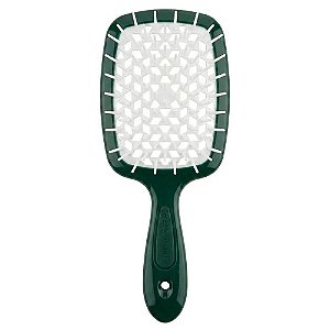 Escova De Cabelo Raquete Janeke Superbrush Italiana Verde Br Verde