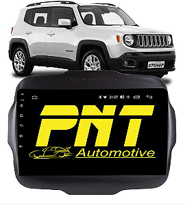 Central Multimidia Jeep Renegade Tela de 9" Android 11 2GB/32GB Sem TV -Octacore Carplay+Android Auto