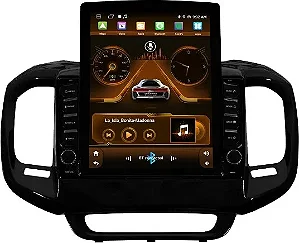 Multimídia Hetzer Argon Max Android 13 Tela de 9,7" Fiat Toro 2017/20