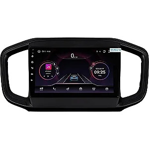 Autoradio para Fiat Strada 2020/24 Hetzer H-Pro 4G 9" + Bluetooth + Câmera de Ré - Preto