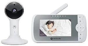 Babá Eletrônica Motorola VM64 Connect Tela 4.3" Wi-Fi - Branco