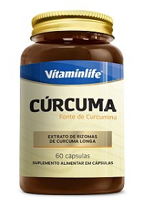 Cúrcuma (Extrato de Rizomas de Curcuma longa) - 60 cápsulas