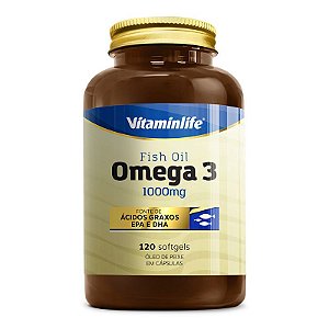 Óleo de Peixe - Omega 3 1000mg - 120 cápsulas (MEG-3)