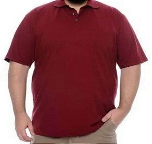 kit C/3 Camisetas polo masculina plus size