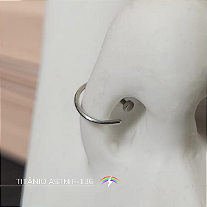 Argola D-Ring - Titânio ASTM F-136