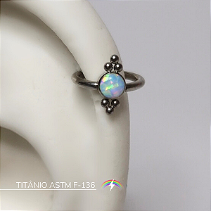 Captive opala - Titânio ASTM F-136