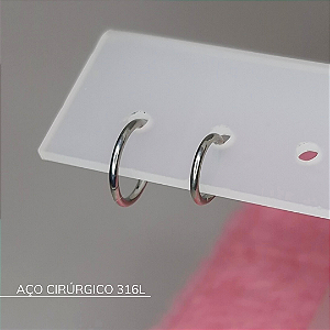 Segmento (aba nasal) - Aço Cirúrgico 316L