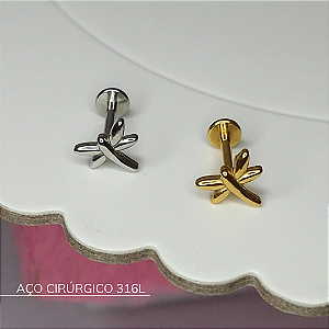 Labret libélula - Aço Cirúrgico 316L