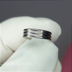 Segmento triplo linear - Aço Cirúrgico 316L