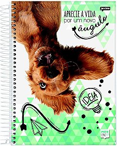 Caderno universitário 10 matérias Pets Love Jandaia