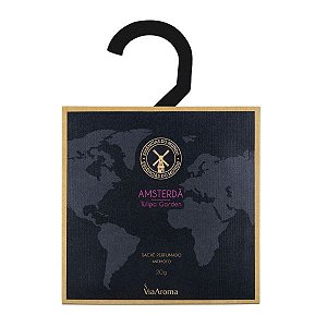 Sachê Perfumado Amsterdã Tulipa Garden 20g Linha Mundo Via Aroma