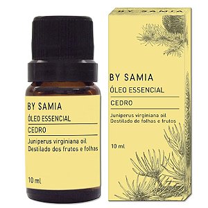 Óleo Essencial de Cedro 10 ml By Samia