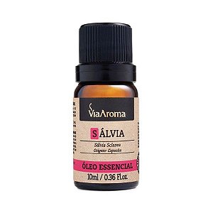 Óleo Essencial Sálvia 10ml Via Aroma