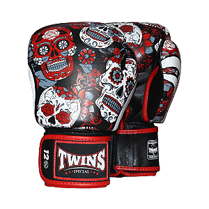 Luvas de Muay Thai | Boxe - Twins Special "Red Skull"