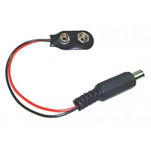 Clip Conector de Bateria 9V