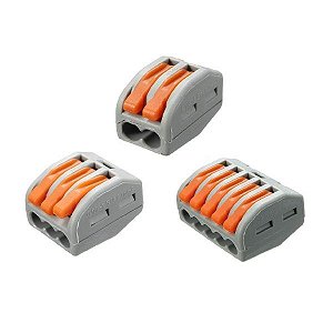 Conector Emenda Rápida Tipo Wago