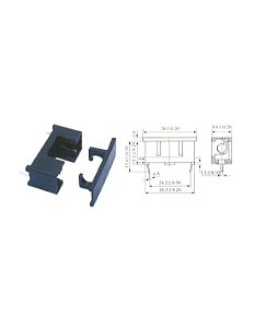 Porta Fusível Vidro PCB