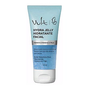 Hidratante Facial com Ácido Hialurônico Puro Hydra Jelly 50g - Vult