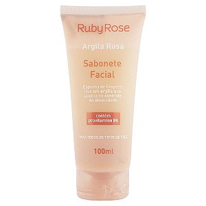 Sabonete Facial Argila Rosa - Ruby Rose 