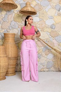 Calça Cargo Samy Rosa