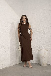 Vestido Ravena Marrom