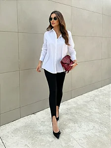 Calça Legging Pezinho Preta
