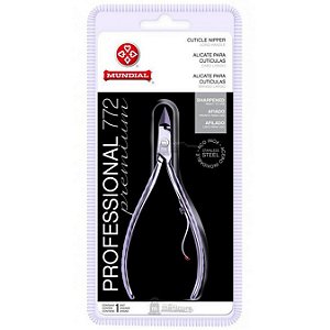 Alicate Unha Cutícula Profissional 772 Inox Premium Original Mundial