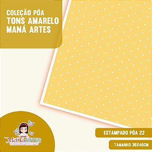 COLEÇÃO POÁS - TONS AMARELO by MANÁ ARTES