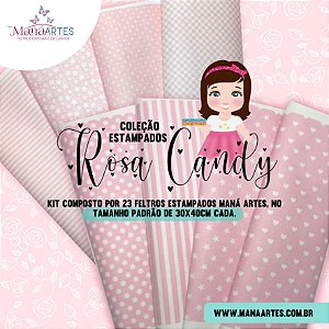 COLEÇÃO ESTAMPADOS - ROSA CANDY MANÁ