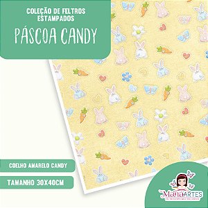 COLEÇÃO FELTROS ESTAMPADOS - PÁSCOA CANDY