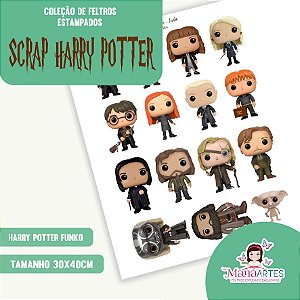 SCRAP HARRY POTTER FUNKO em FELTRO