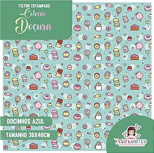 COLEÇÃO FELTROS ESTAMPADOS - DOÇURAS CANDY 01