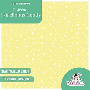 COLEÇÃO FELTROS ESTAMPADOS - ESTRELINHAS CANDY