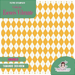 COLEÇÃO FELTROS ESTAMPADOS - ESCOCÊS VIBRANTE