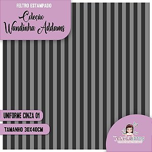COLEÇÃO FELTROS ESTAMPADOS - WANDINHA ADDAMS