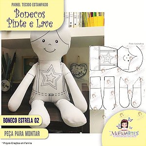 PAINEL DE TECIDO - BONECO ESTRELA 02